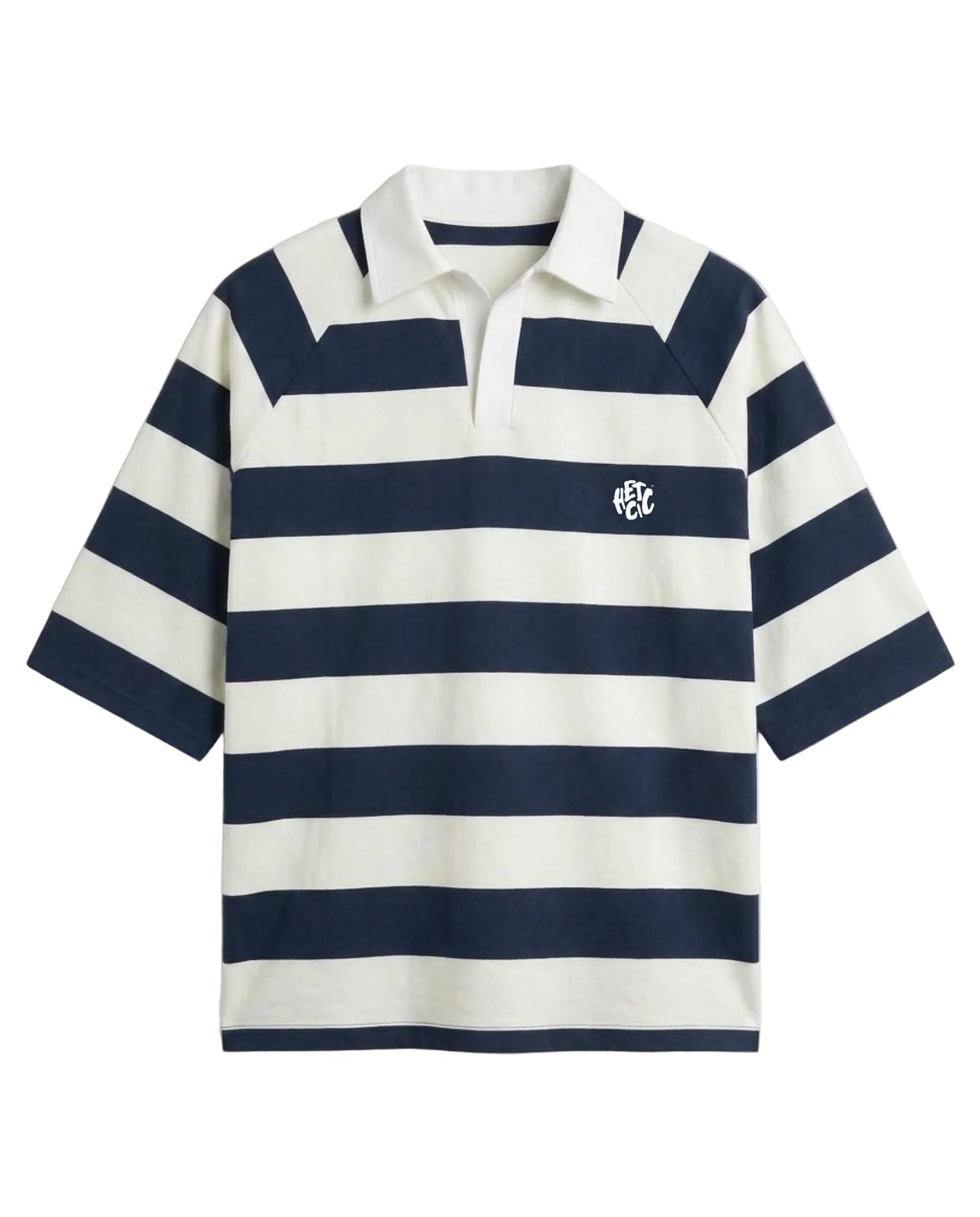 Navy x White Polo