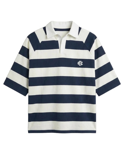 Navy x White Polo