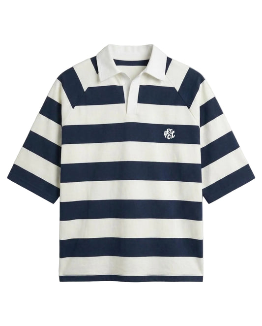Navy x White Polo