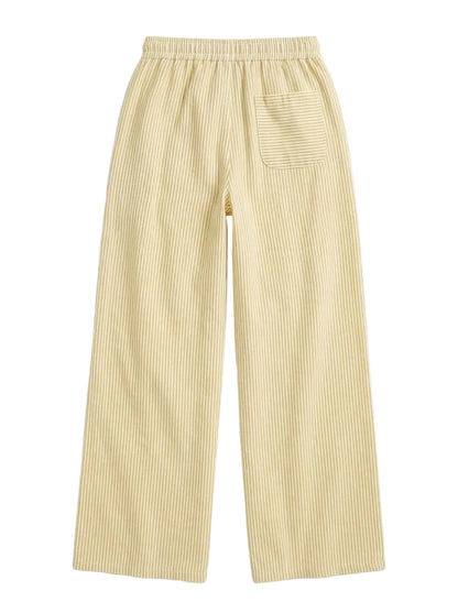 Yellow Stripe Baggy Pants